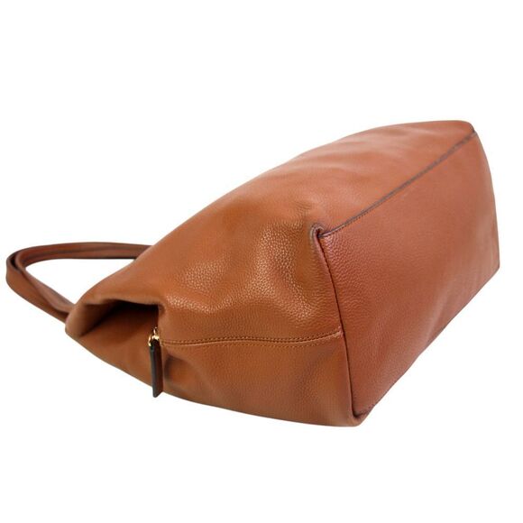 ROOMY Vince Camuto TAN BROWN GENUINE LEATHER SHOULDER BAG HANDBAG TOTE PURSE - Picture 8 of 16